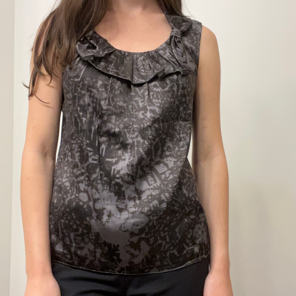 Silk business blouse